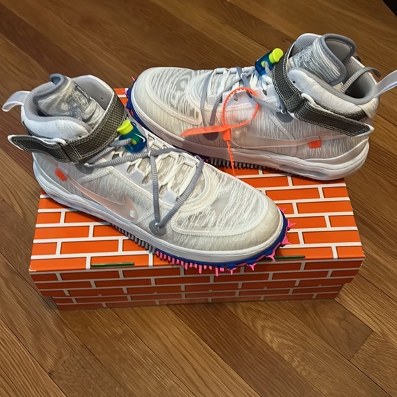 DS. Authentic Air Force One Mid “OFF WHITE”. Size 12. - Picture 3 of 9